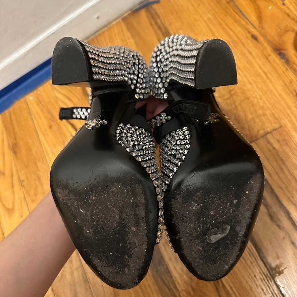 Authentic Prada Crystal Sandals - Picture 3 of 4